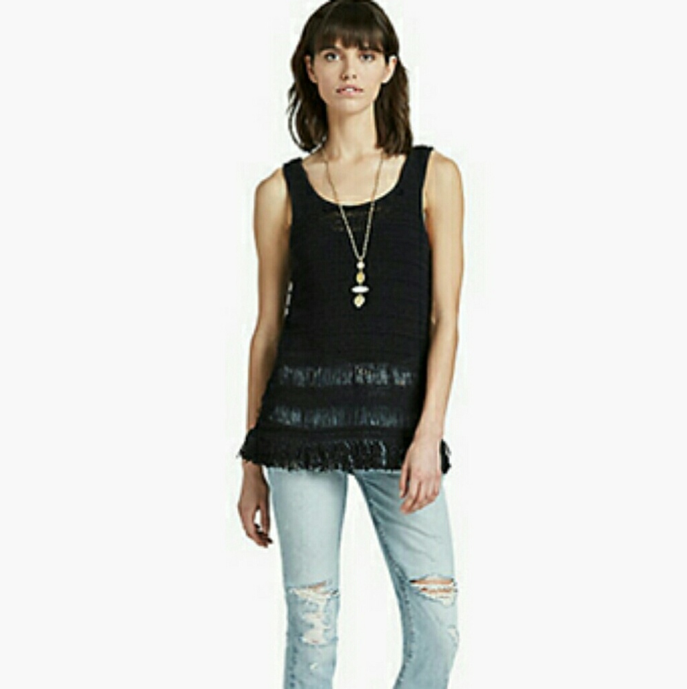 *SALE* ❤️ Lucky Brand Fringe Sweater Tank